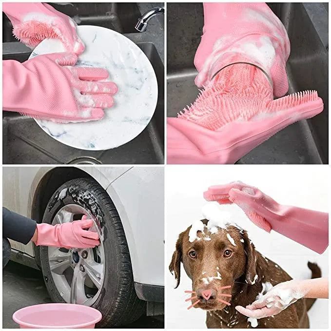 π§€ Reusable Magic Dishwashing Gloves β Multipurpose Cleaning Gloves