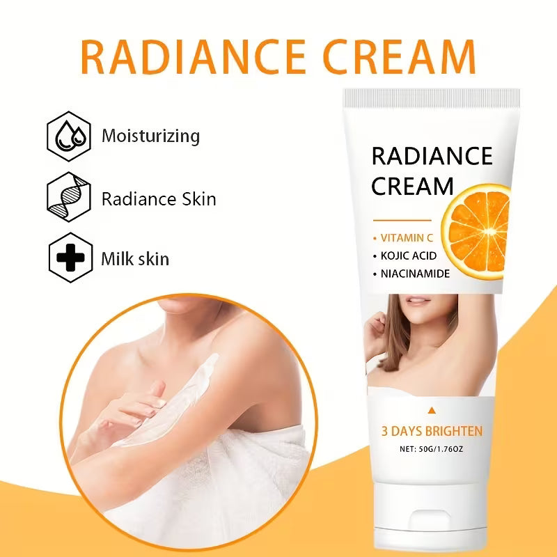Vitamin C Brightening Cream 50g โ Niacinamide & Kojic Acid