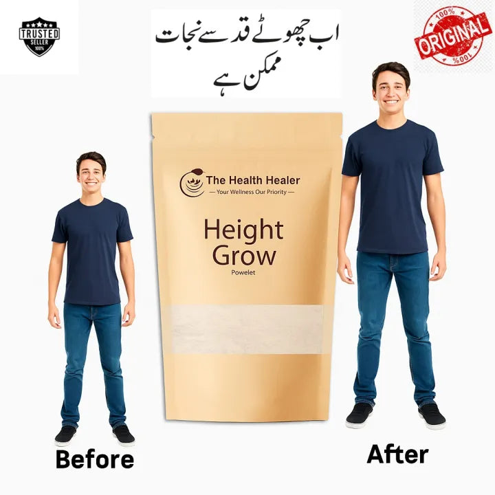 Height Growth Powder – Natural Herbal Height Booster for All Genders