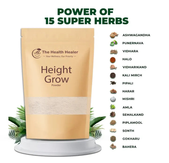 Height Growth Powder – Natural Herbal Height Booster for All Genders