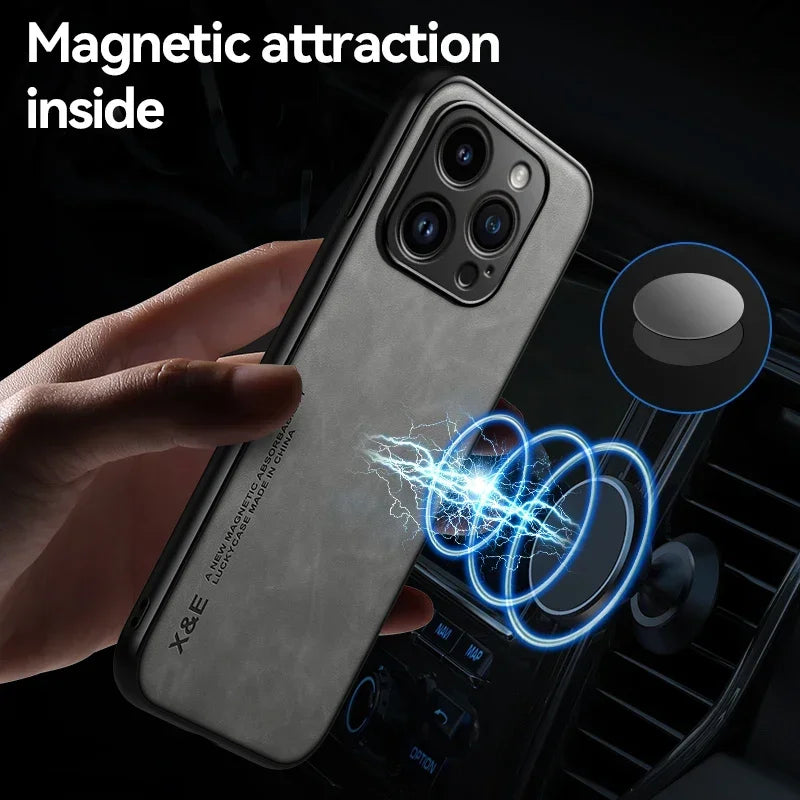 Luxury Leather Case For iPhone 16 pro,16 pro max,15 pro,15 pro max