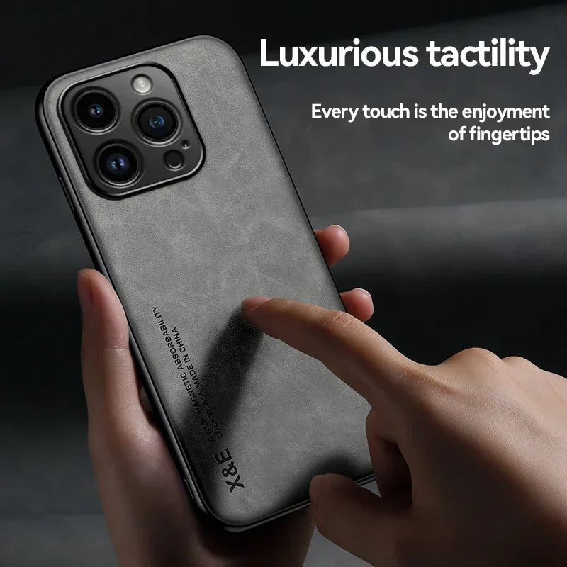 Luxury Leather Case For iPhone 16 pro,16 pro max,15 pro,15 pro max