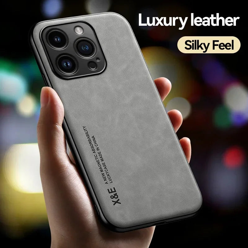 Luxury Leather Case For iPhone 16 pro,16 pro max,15 pro,15 pro max