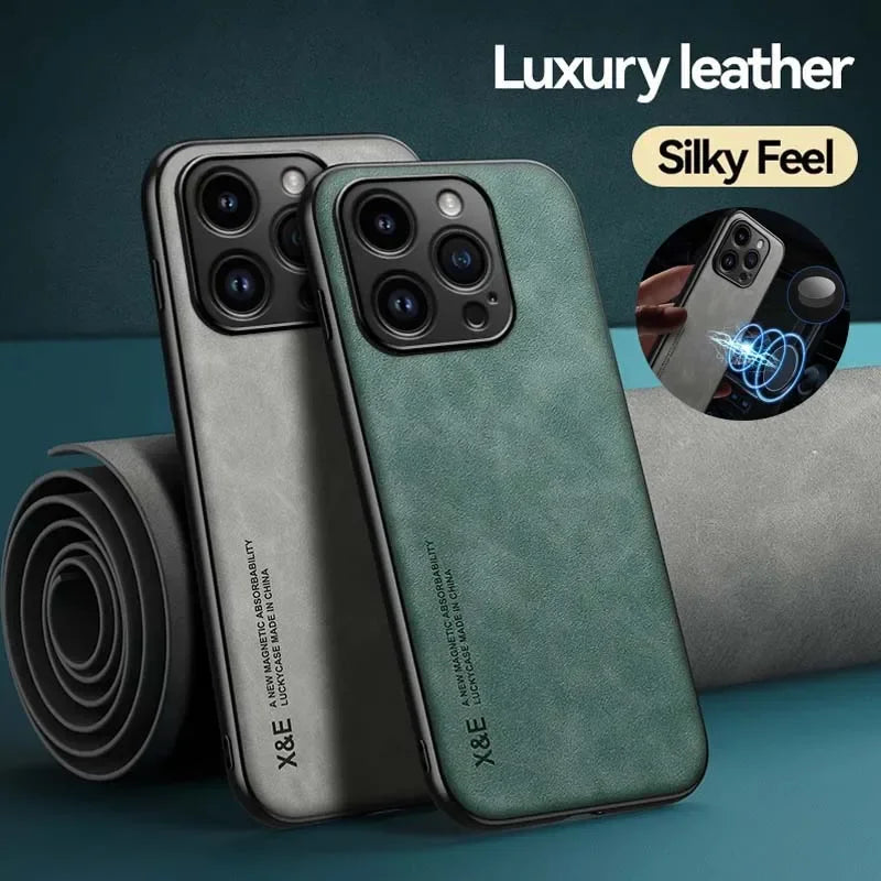 Luxury Leather Case For iPhone 16 pro,16 pro max,15 pro,15 pro max