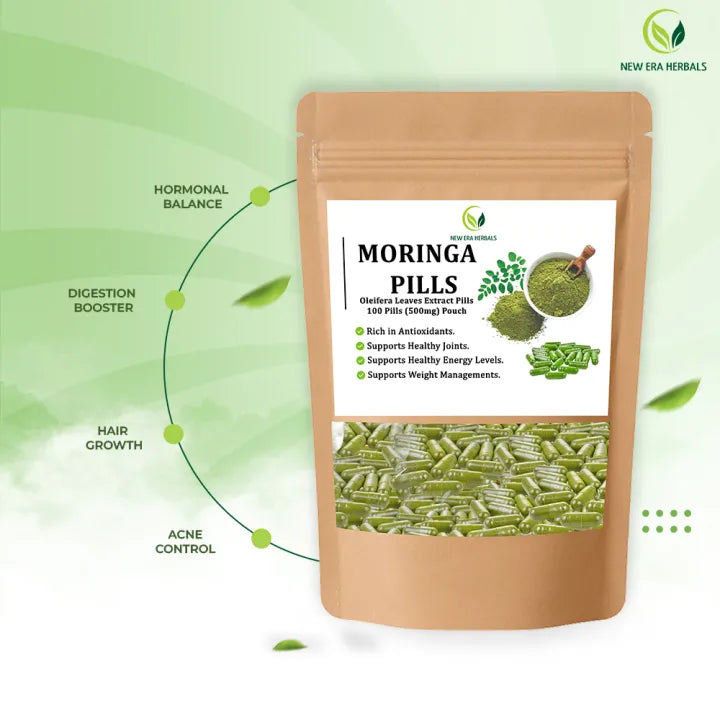 Herbals 100 Moringa Capsules | Plant of Century