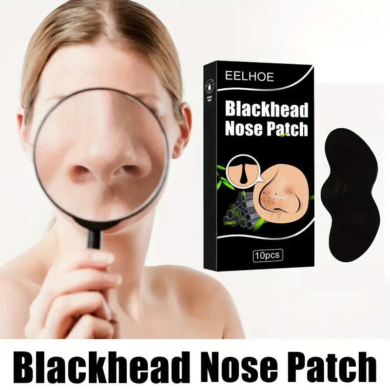 Blackhead Nose Patches, Bamboo Charcoal Nose Mask