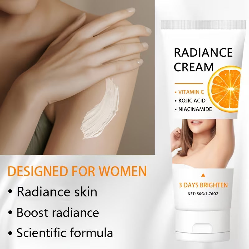 Vitamin C Brightening Cream 50g – Niacinamide & Kojic Acid