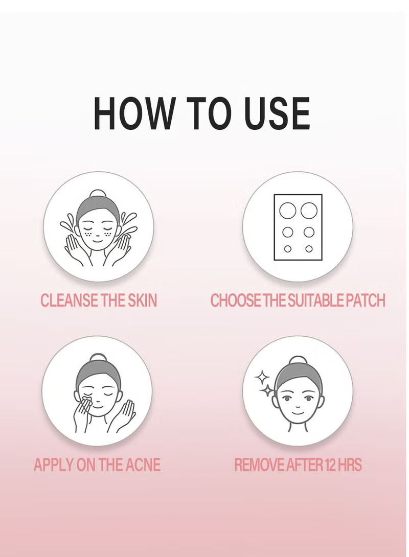 HITWORKER Pimple Patches – Salicylic Acid & Tea Tree, Light Beige