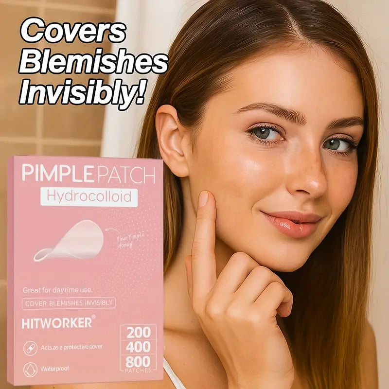 HITWORKER Pimple Patches – Salicylic Acid & Tea Tree, Light Beige